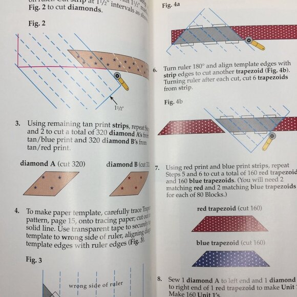 Leisure Arts Quick Method Liberty Quilts Paperback American Tradition Quilting - Picture 5 of 13